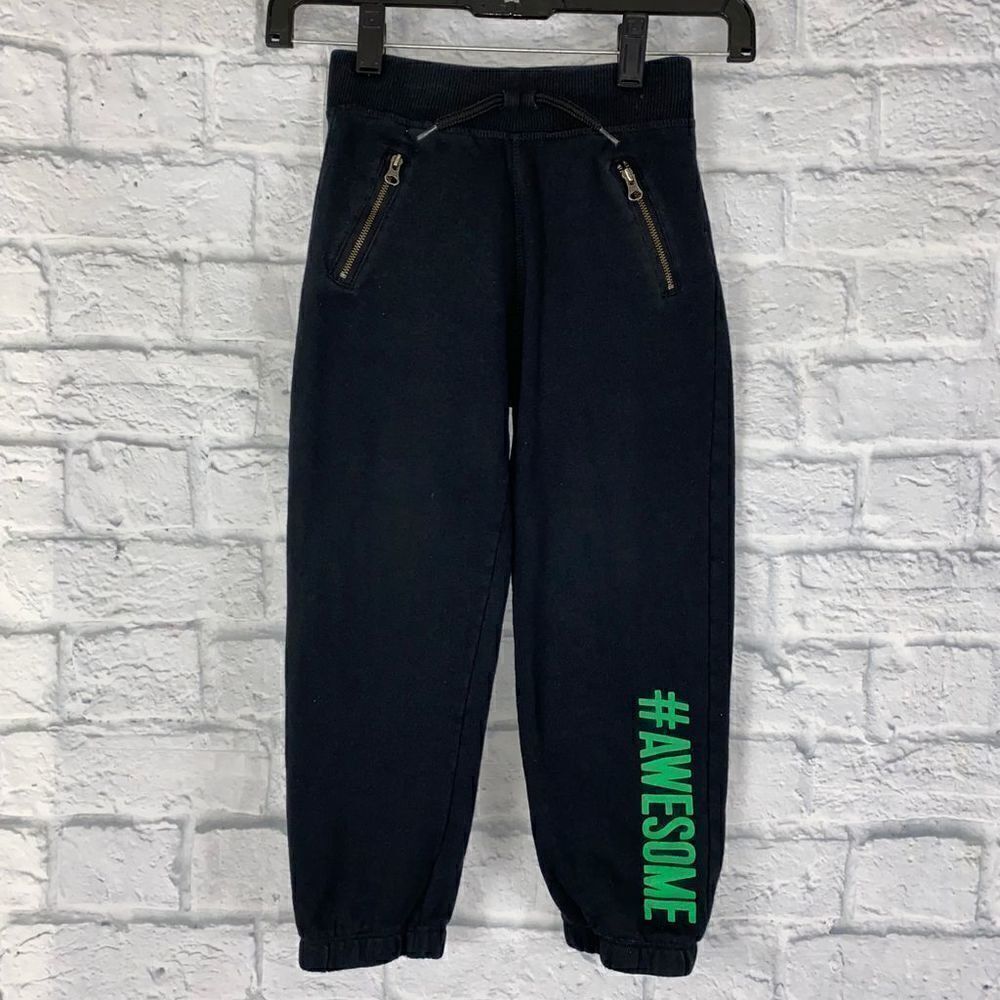 Joe Fresh pull on sweat pants #Awesome on pantleg sz 5T